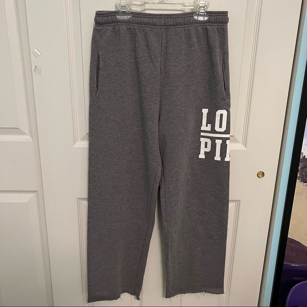 Pink by Victoria’s Secret baggy oversized grey sweatpants